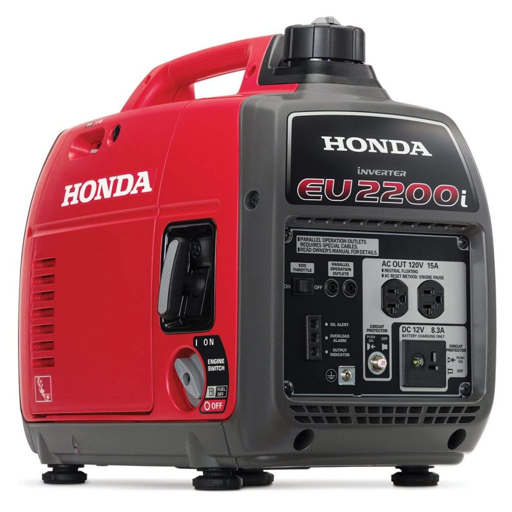 Honda EU2200iTAG 2200-Watt 120-Volt Super Quiet Portable Inverter Generator with CO-Minder