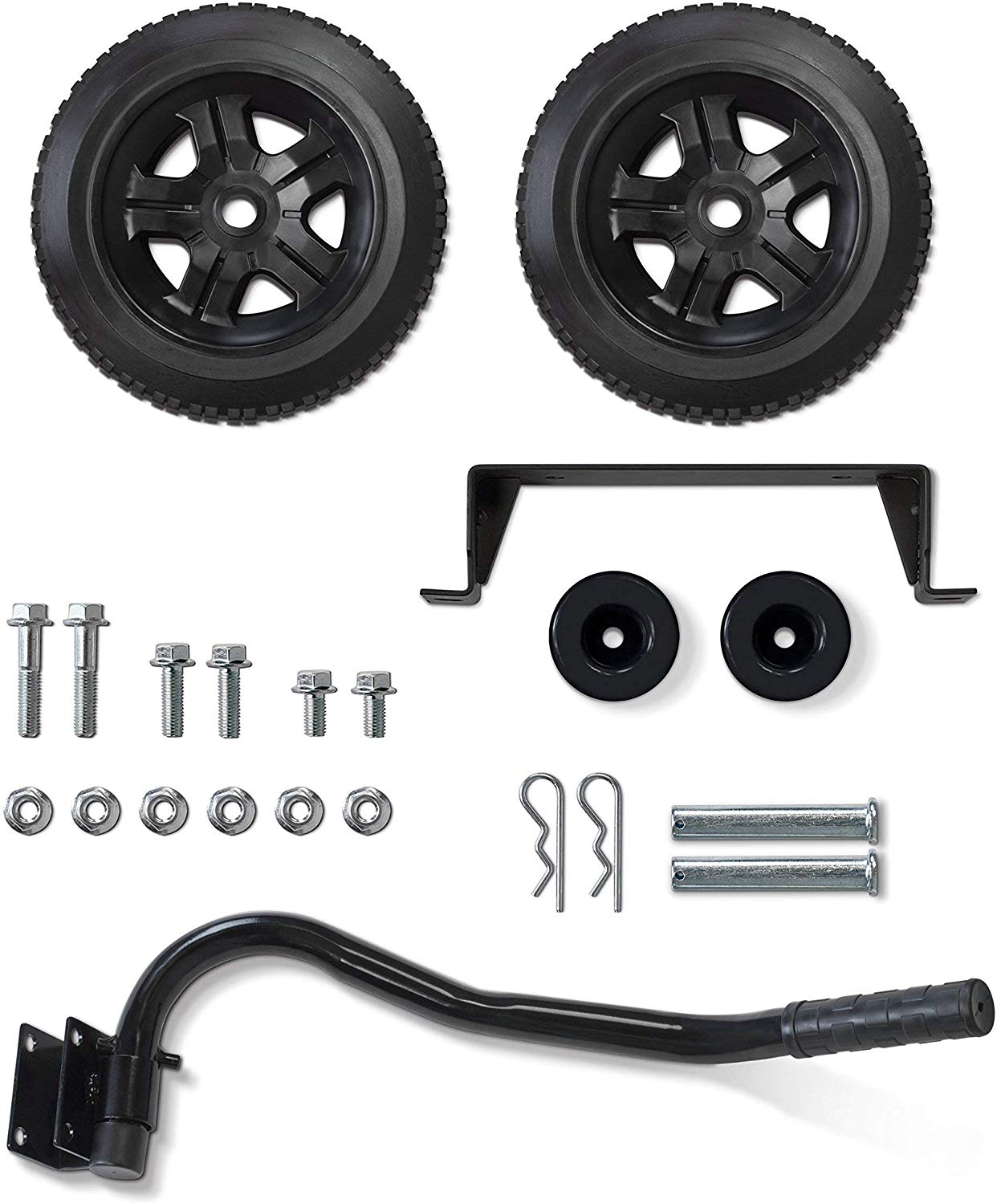 Champion Wheel Kit with Folding Handle and Never-Flat Tires