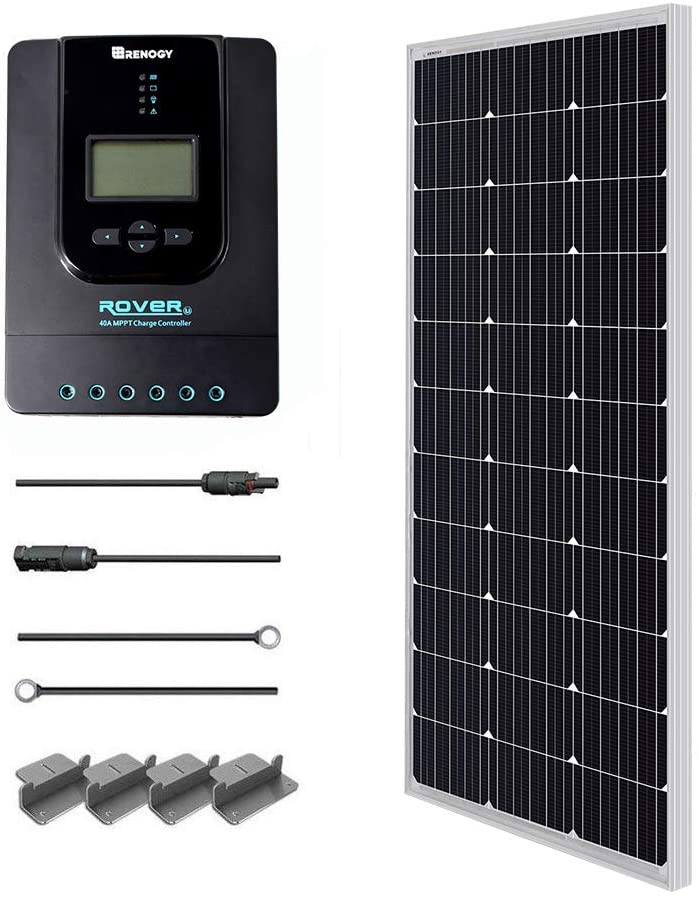 Renogy 100W 12V Monocrystalline Solar Starter Kit