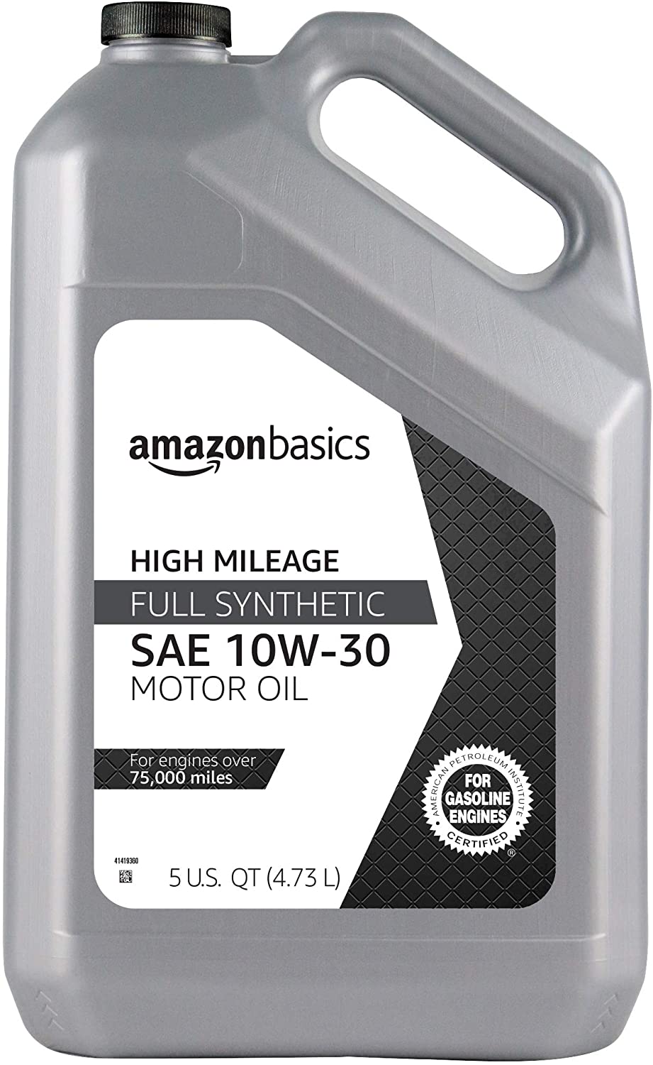 AmazonBasics Full Synthetic Motor Oil, SN Plus, 10W-30