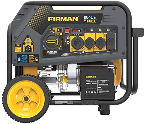 Firman Power Dual Fuel Generator 7500 Running Watts