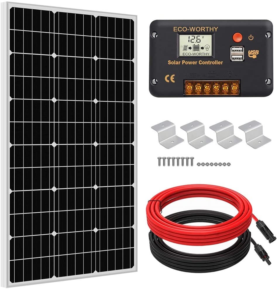 ECO-WORTHY 100-Watt Solar Panel