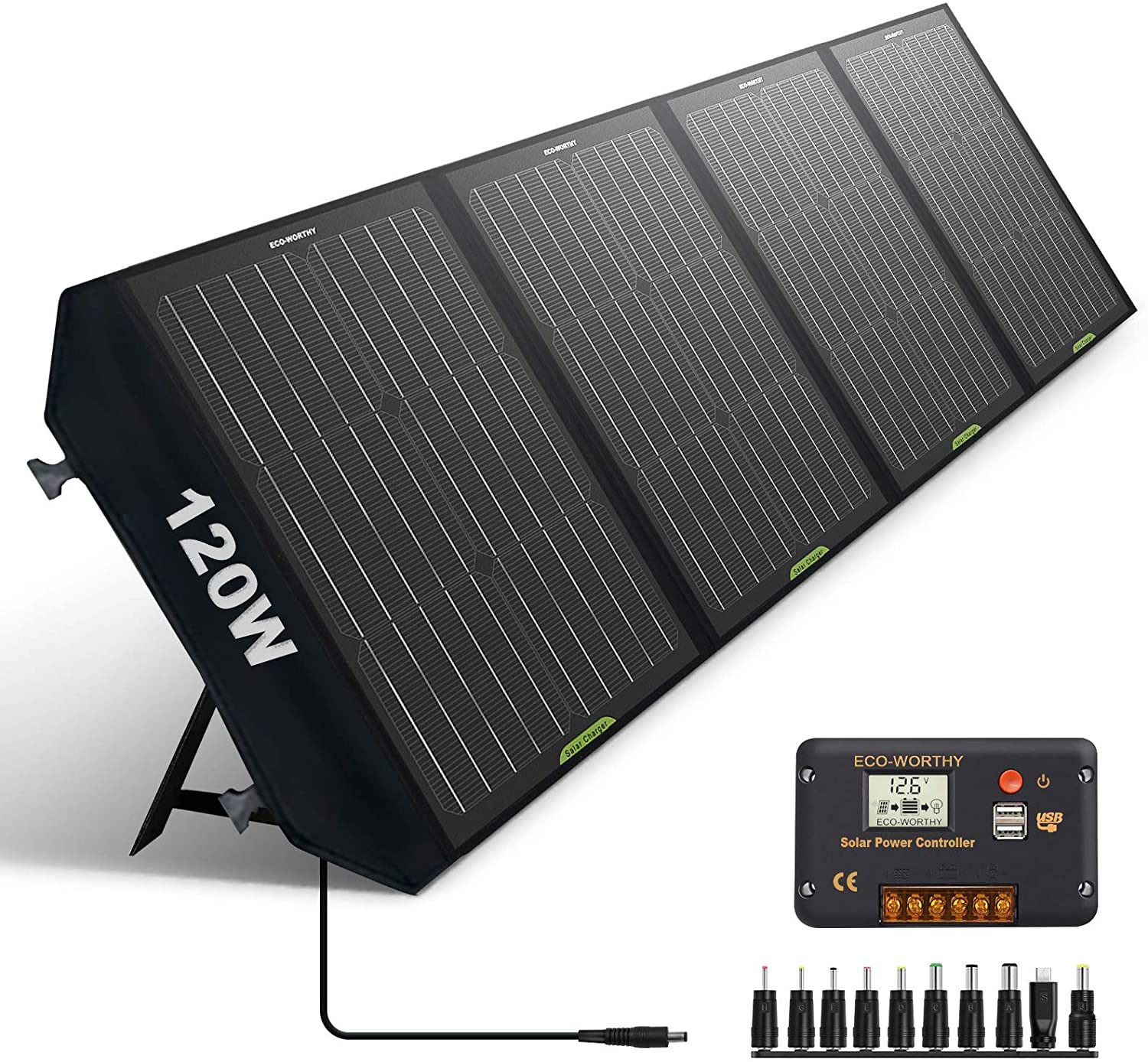 ECO-WORTHY 120W Complete Off Charger Kit