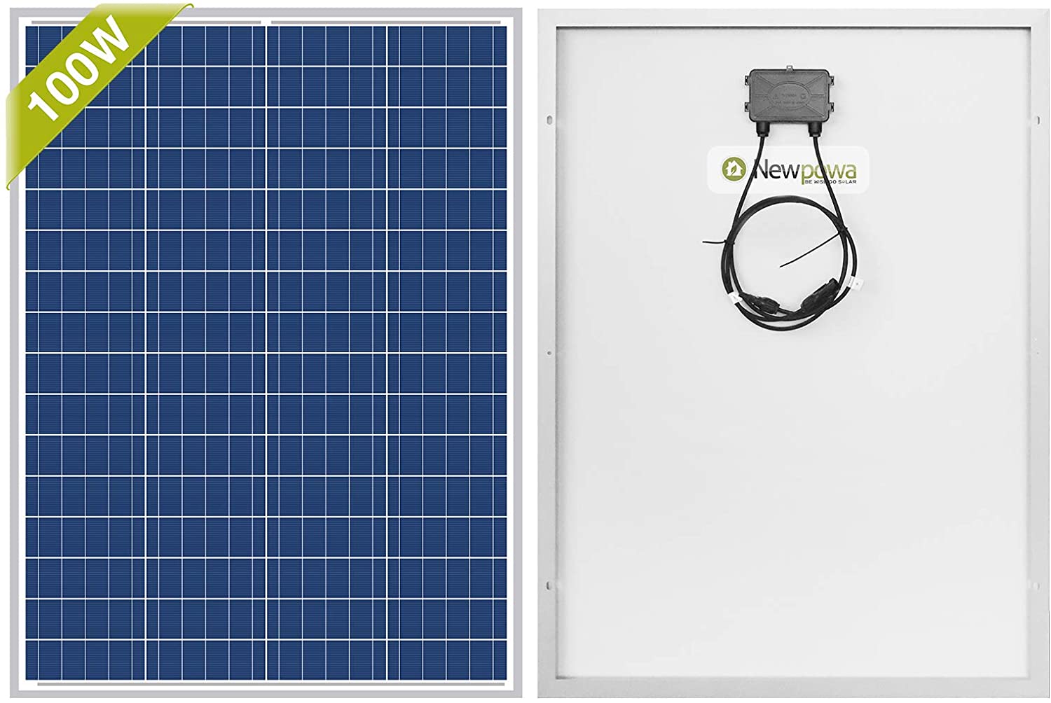 NewPowa 100-Watt 12-Volt Polycrystalline Solar Panel