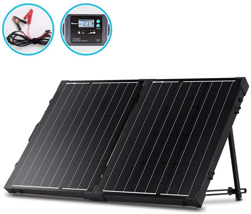 Renogy 100W 12 Volt Monocrystalline Foldable Solar Panel Suitcase