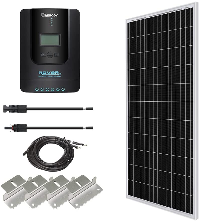 Renogy 100W 12 Volt Monocrystalline Solar Starter Kit