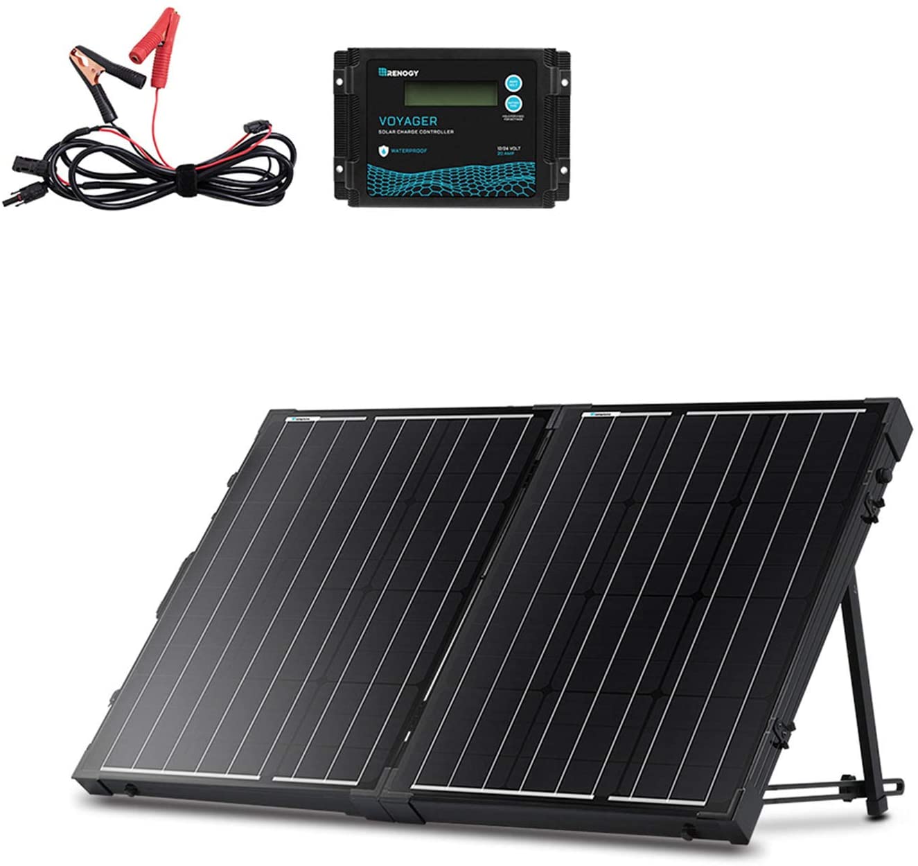 Renogy 100W 12V Monocrystalline Solar Panel Suitcase
