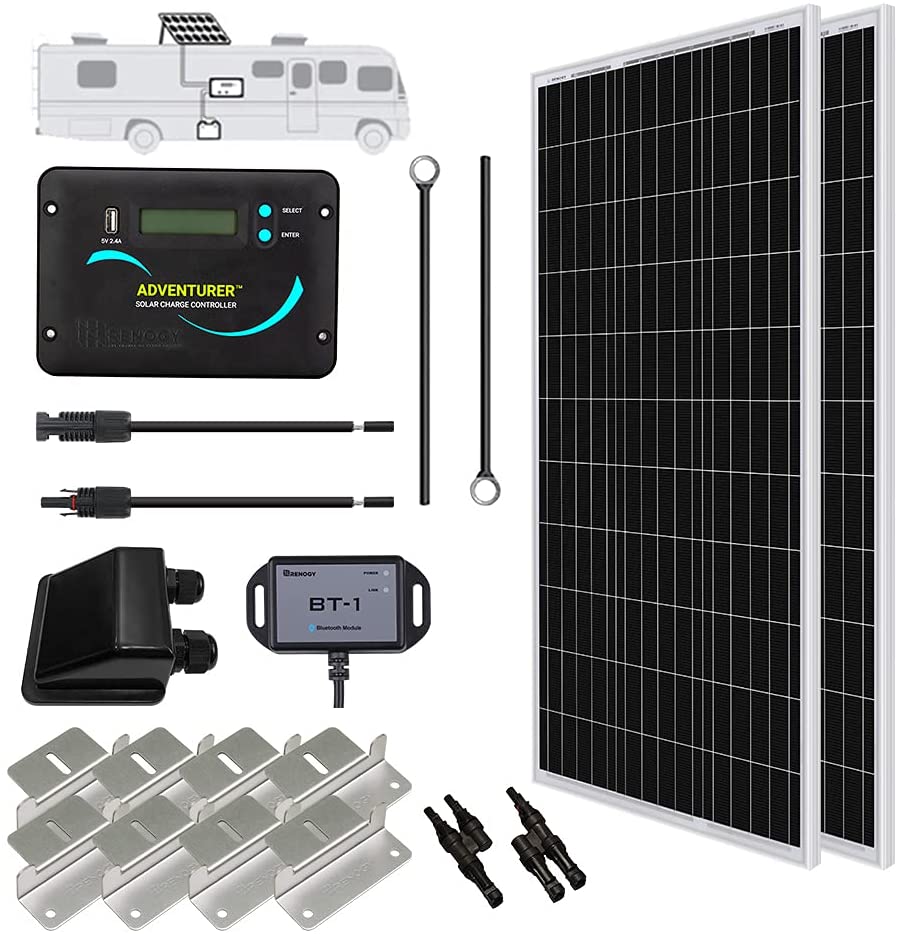 Renogy 200W Monocrystalline RV Solar Panel Kit