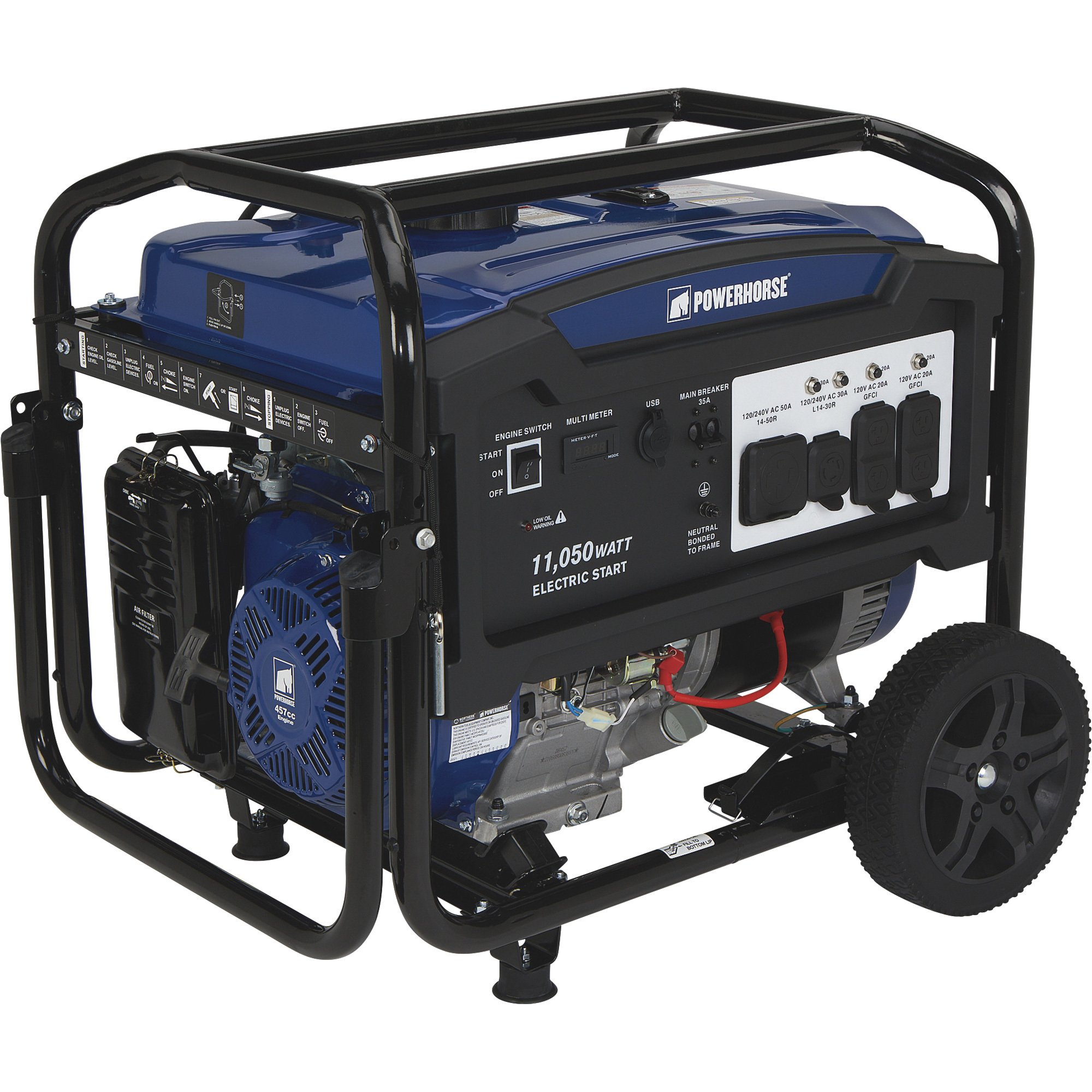 Powerhorse Portable Generator - 11,050 Surge Watts