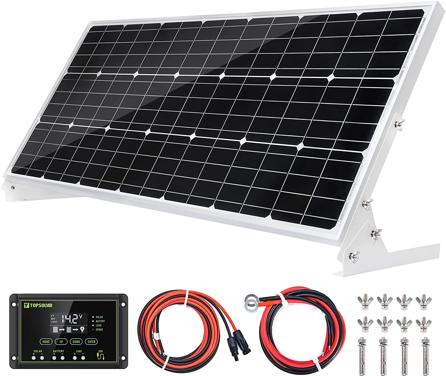 Topsolar 100W Solar Panel Kit